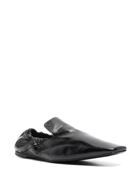 Pantofi loafer Toteme din piele negru