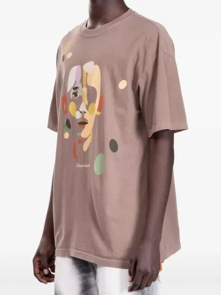 Tricou Kidsuper cu imagine maro