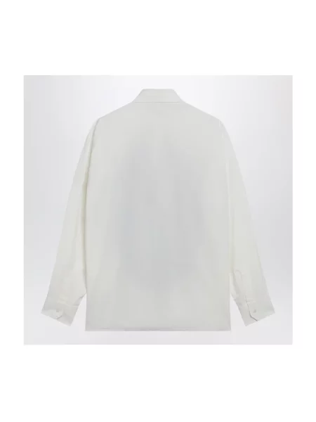 Koszula Mm6 Maison Margiela z nadrukiem biała