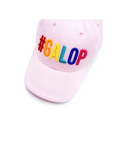Czapka z daszkiem Galop Wear różowa
