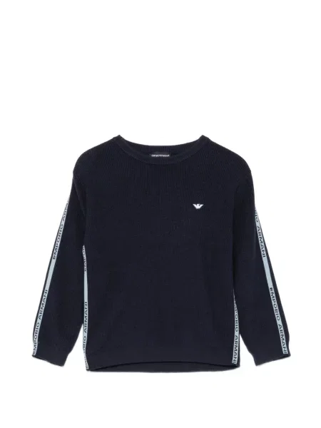 Sweter dziecięcy Emporio Armani niebieski