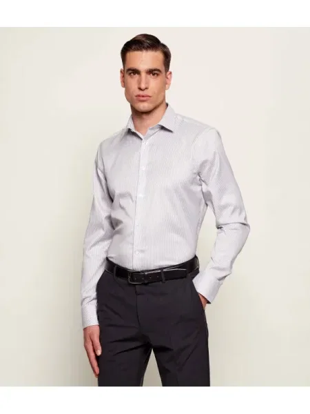 Calvin Klein Cămașă | stretch gri