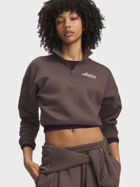 Флісовий светр Under Armour коричневий