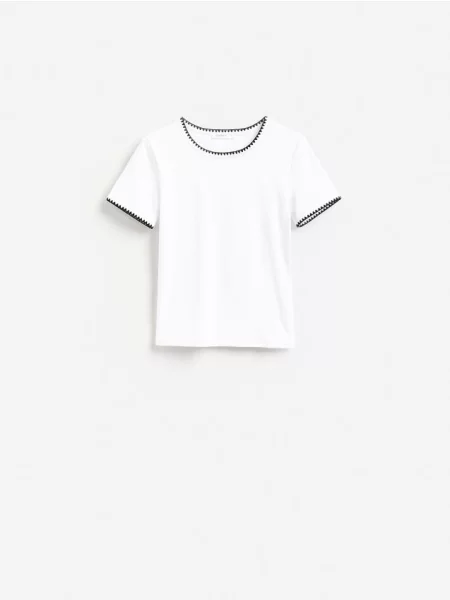 Tricou Reserved alb