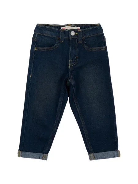 Szerokie jeansy dziecięce Levi's niebieskie