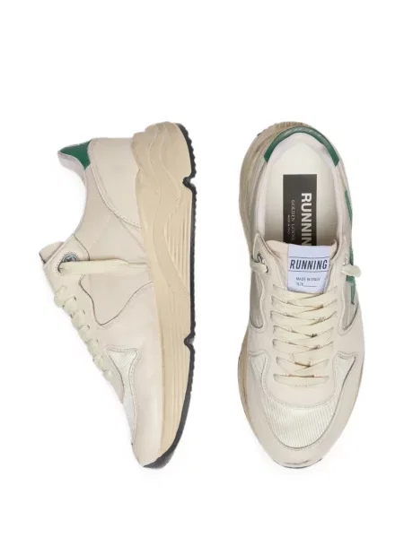 Кожени бягане обувки за бягане Golden Goose Running Sole зелено