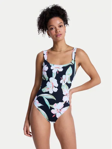 Roxy Бански костюм Printed Essentials Цветен