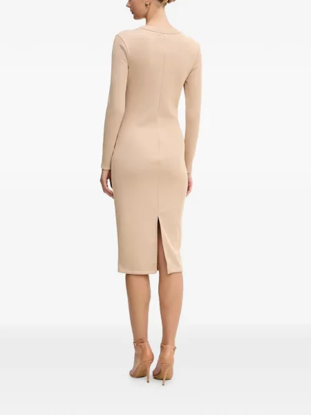 Rochie maxi Armani Exchange lungă de costum