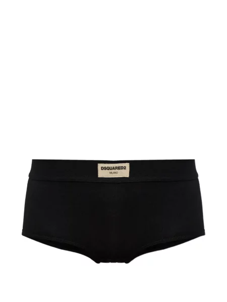 Pantaloni culottes Dsquared2 negru