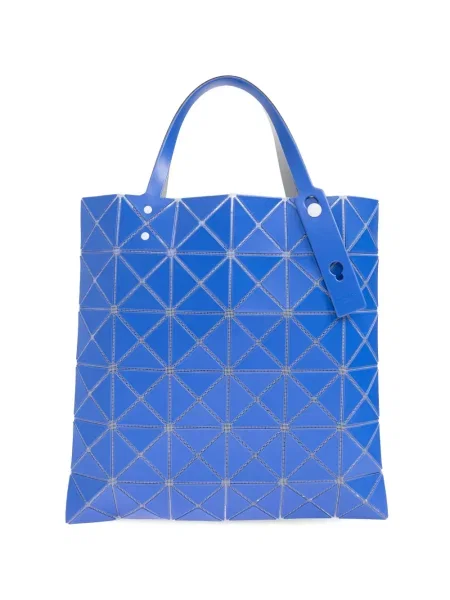 Geantă shopper Bao Bao Issey Miyake cu imprimeu geometric albastru
