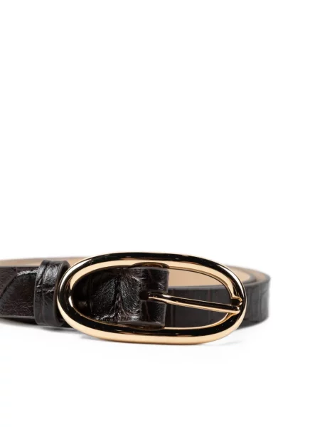 Cu centură curea Tory Burch cu cataramă maro