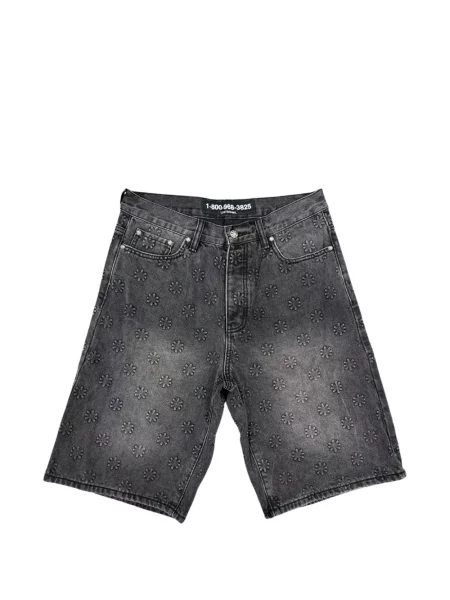 Pantaloni scurți din denim Lostshdws gri