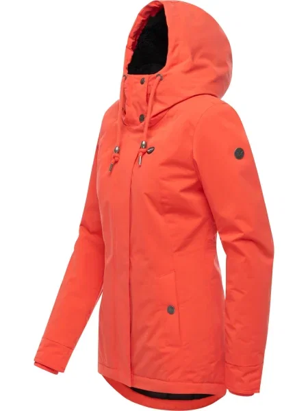 Ragwear Funkčná bunda Alvena oranžovo červená