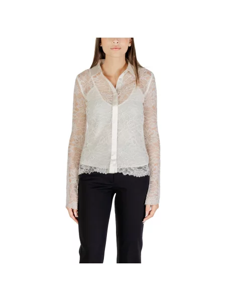 Krajková halenka Guess černá