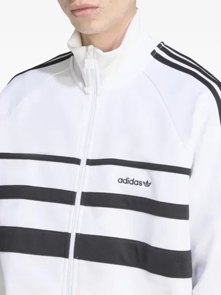 Pantaloni Adidas cu autograf alb