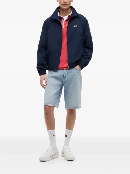Geacă Tommy Hilfiger cu autograf albastru