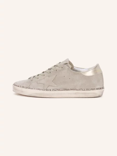 Golden Goose Trampki Super-Star grau beżowe