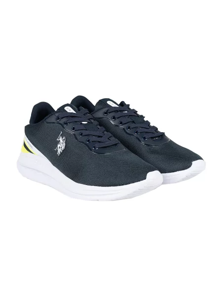 Koszulka polo U.s Polo Assn. skórzana casual niebieska