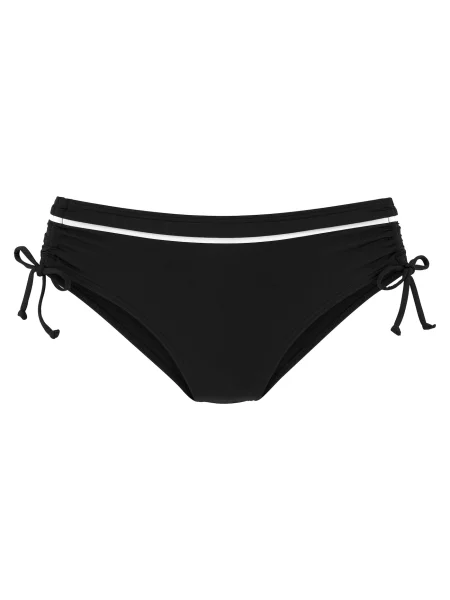 VIVANCE Slip costum de baie negru alb