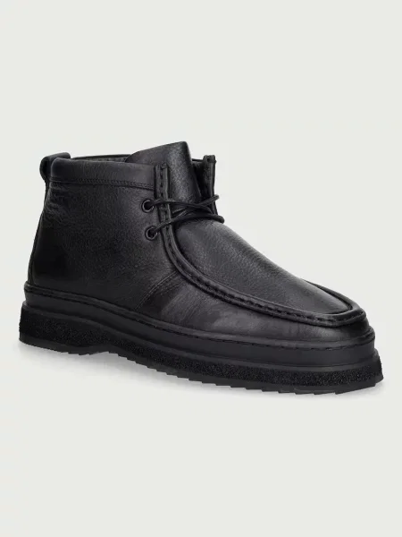 Botine Gant din piele negru