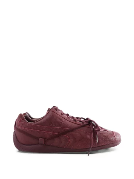 Sneakerși Puma cu șireturi din dantelă cu autograf roșu