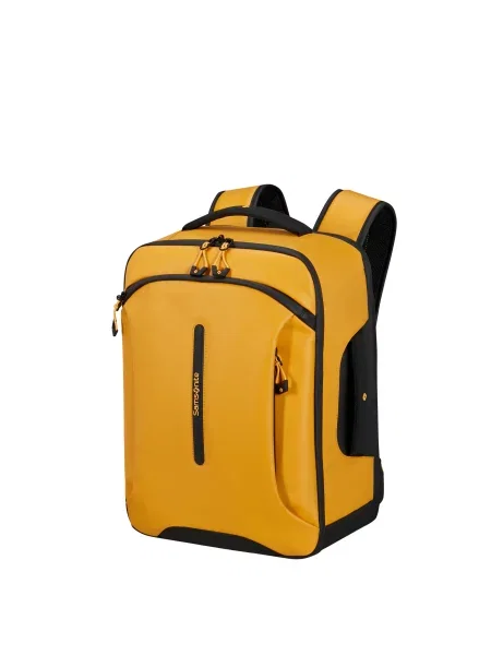 Кожаный повседневный рюкзак Samsonite желтый