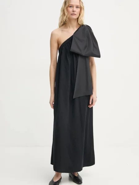 Haljina The Sleeper maxi ravna crna