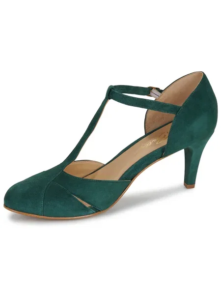 Pantofi Betty London verde