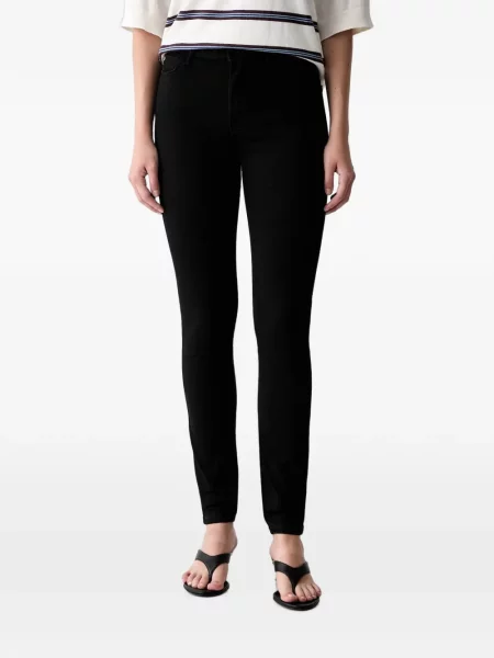 Blugi Guess cu autograf negru