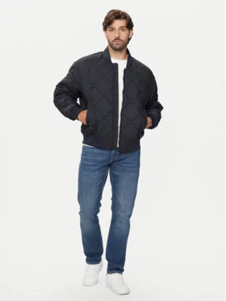 Tommy Hilfiger Bunda bomber Tmavomodrá