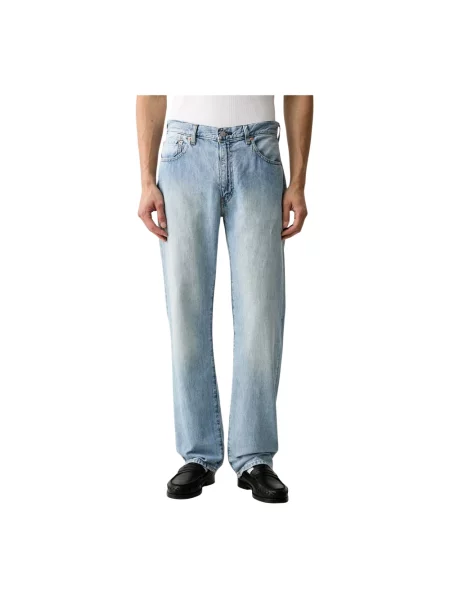Jeansy straight leg Levi's niebieskie