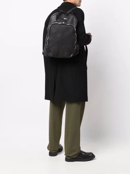 Kožený batoh Guidi černý