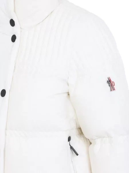Matlasat geacă cu puf Moncler Grenoble alb