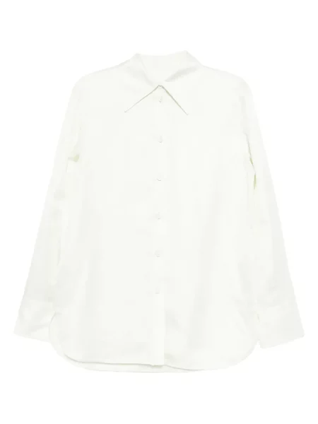 Koszula Jil Sander dzwony zielona