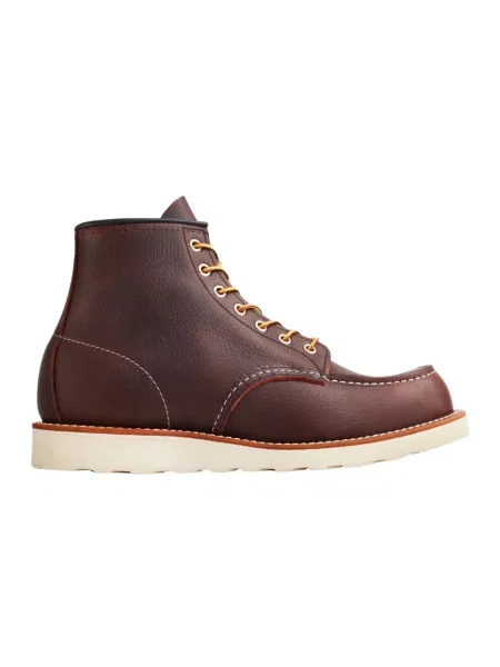 Red Wing buty skórzane Moc Toe bordowy czerwone