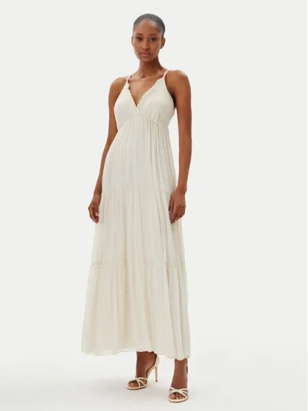 Haveone Rochie de vară Écru