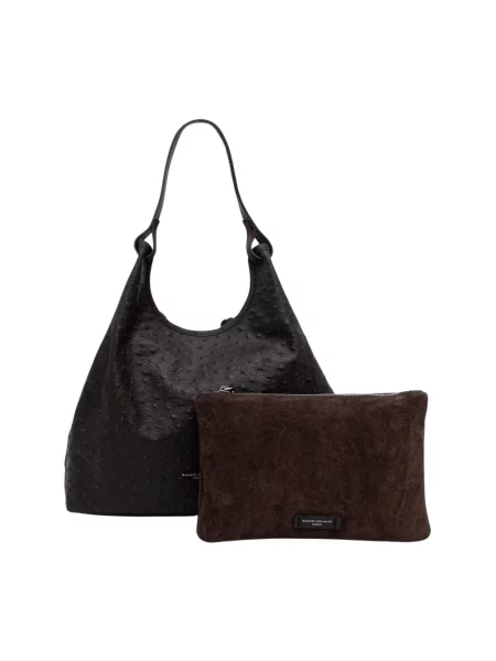 Shopperka Gianni Chiarini skórzana brązowa