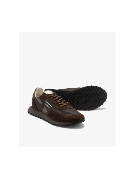 Sneakersy Ghoud zamszowe brązowe