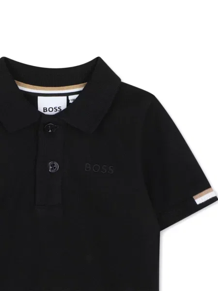 Koszulka polo dziecięca Bosswear czarna