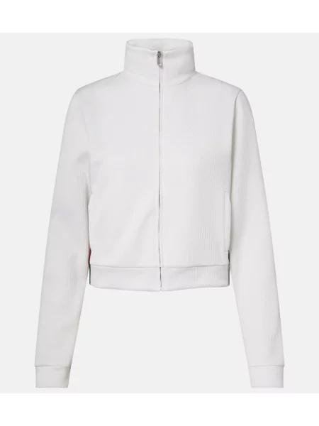Decupat hanorac Gucci tricotate alb