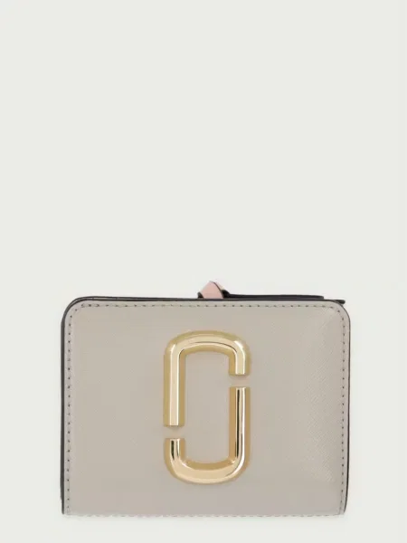 MARC JACOBS portofel pentru femei din piele THE SNAPSHOT bej