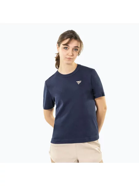 Футболка Tecnifibre Graphic Tee W navy темно-синя