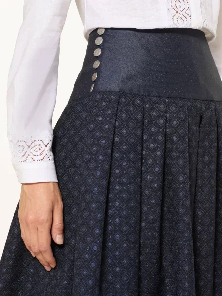 Rockmacherin Spódnica blau niebieska