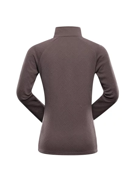 Bluza sportowa szybkoschnąca Alpine Pro Dozera 3 brązowa