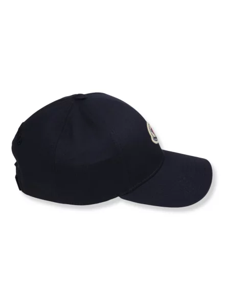 Czapka z daszkiem Moncler niebieska