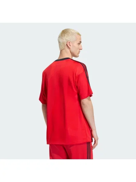 Koszulka adidas Adicolor Jacquard czerwona