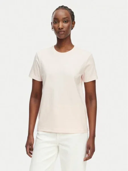 Calvin Klein Jeans Marškinėliai Monogram Šviesiai rožinė
