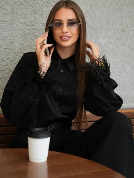 Блуза Jadone Fashion Samira_Chorn чорний