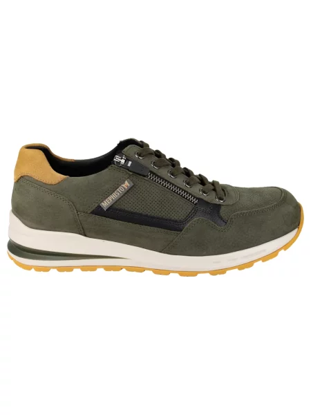 Sneakersy Mephisto zamszowe zielone