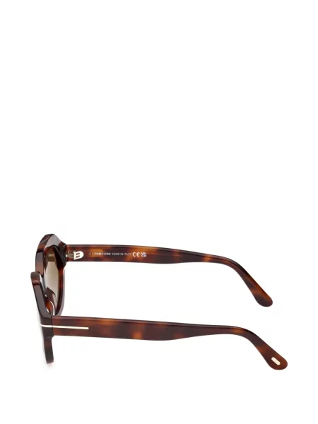Ochelari de soare ovali Tom Ford Eyewear maro